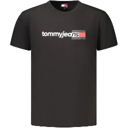 Black Cotton Men's T-Shirt