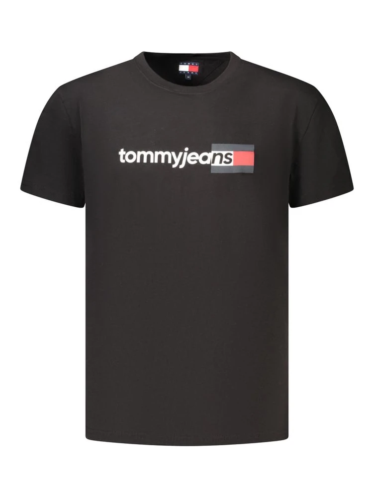 Black Cotton Men's T-Shirt