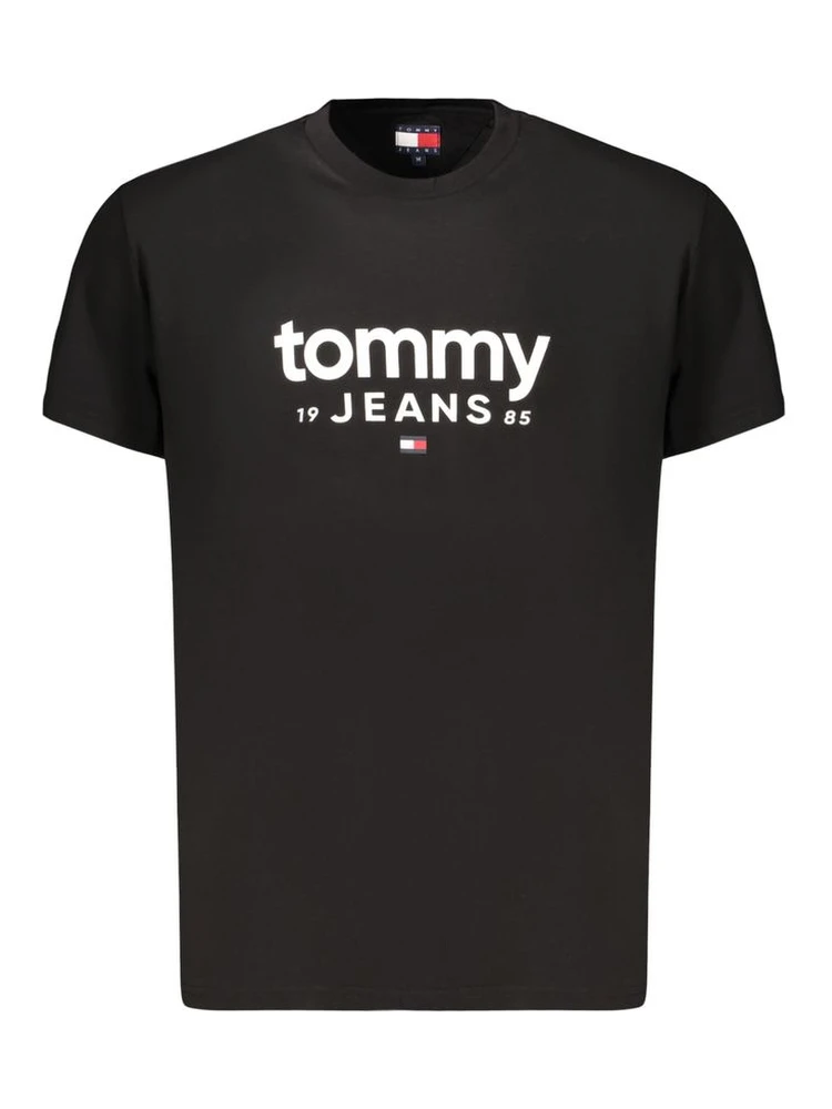 Black Cotton Mens T-Shirt