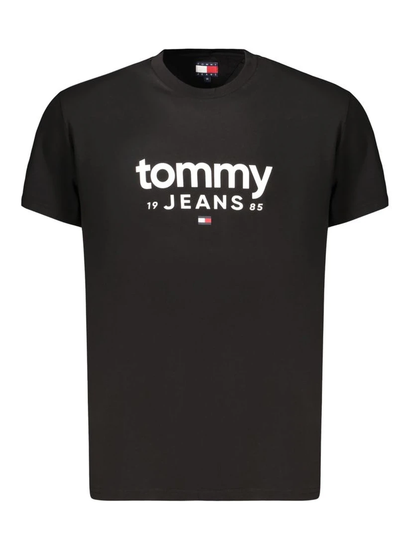 Black Cotton Mens T-Shirt