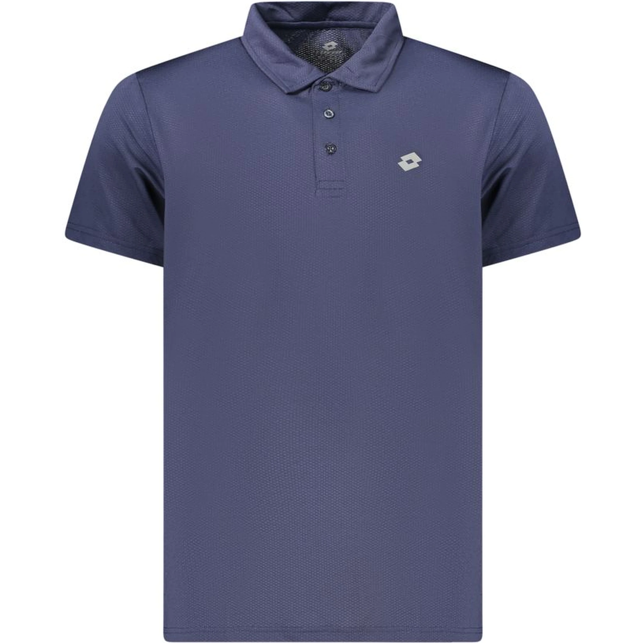 Blue Polyester Men's Polo Shirt