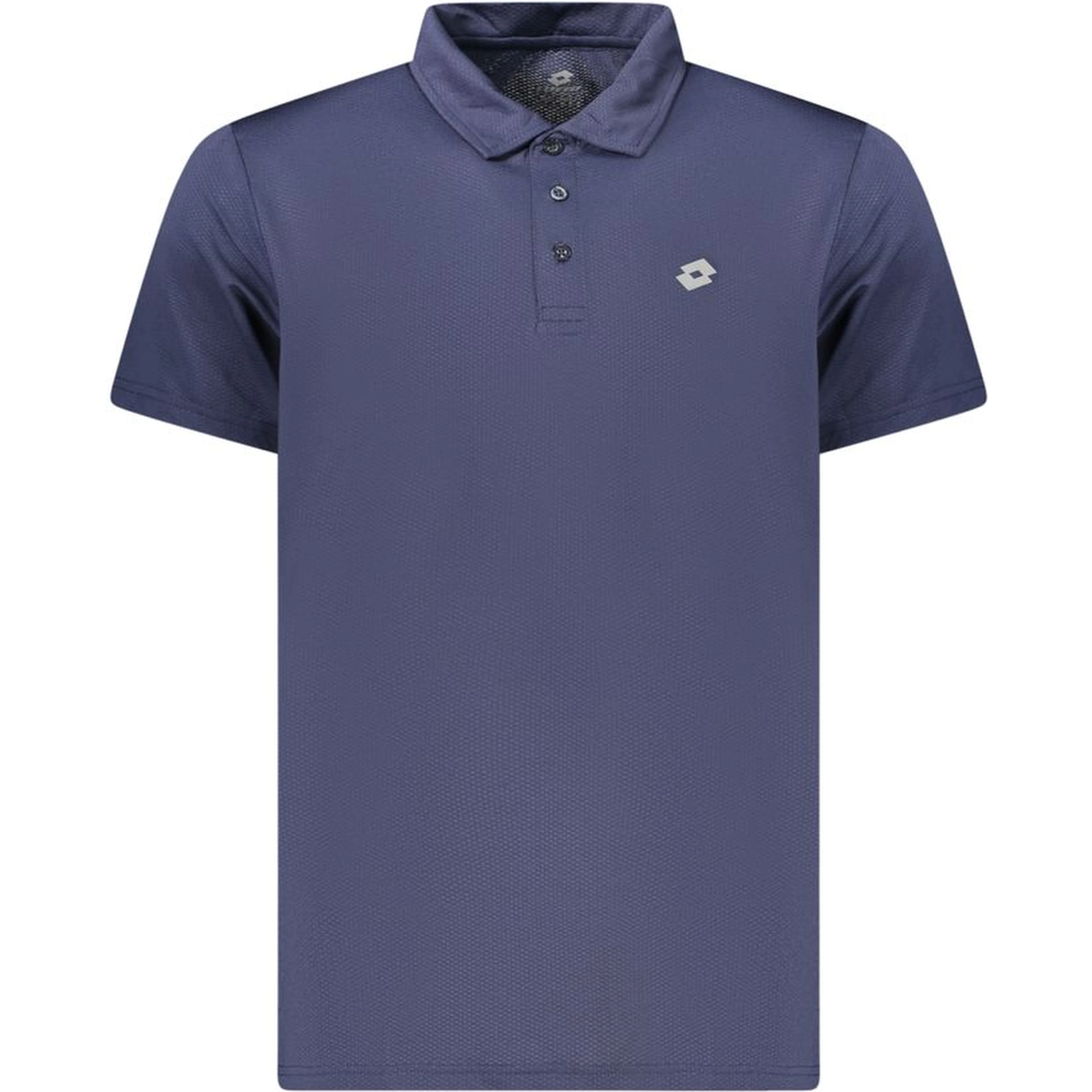 Blue Polyester Men's Polo Shirt
