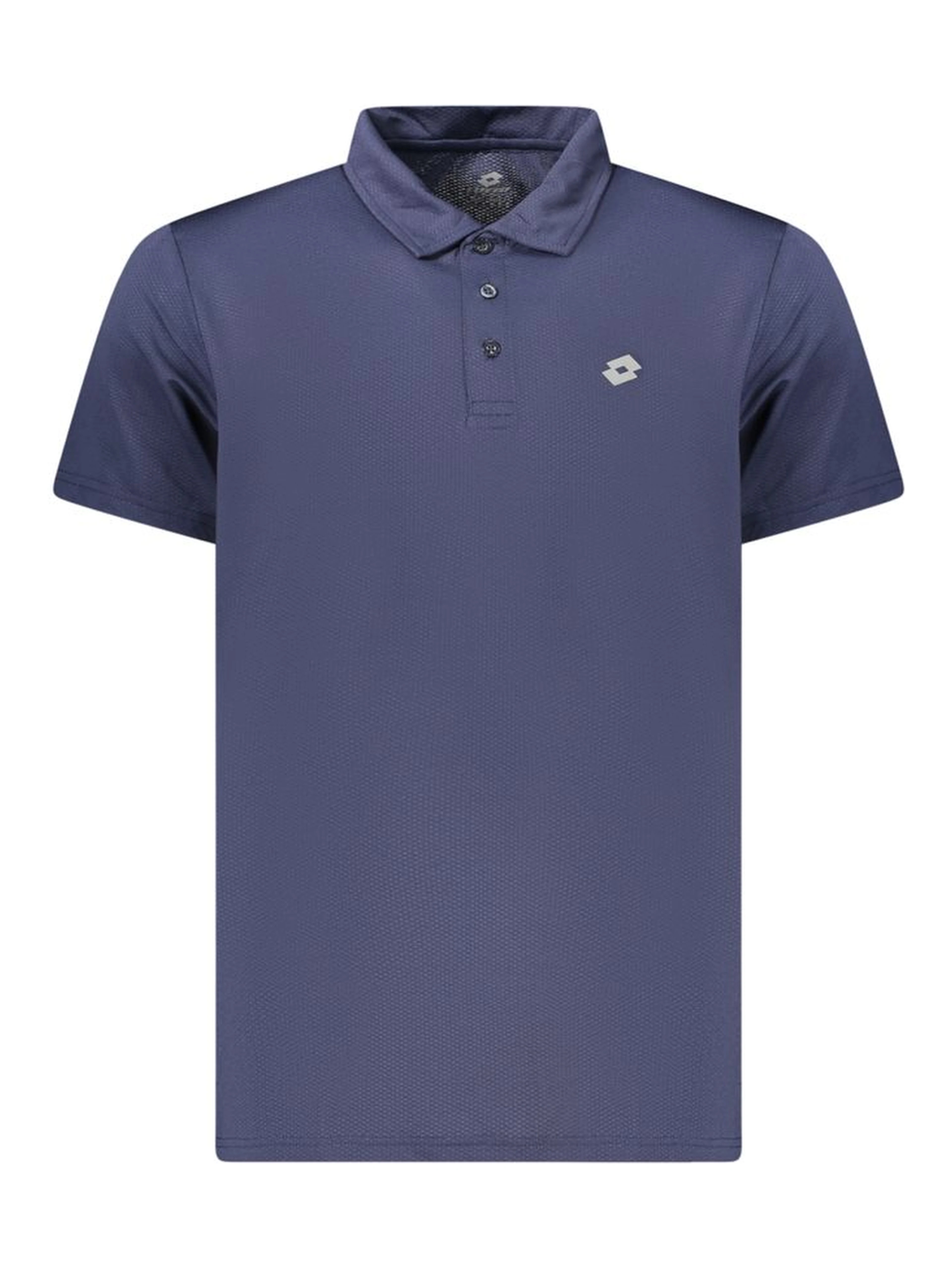 Blue Polyester Men's Polo Shirt