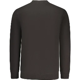 Black Cotton Sweatshirt