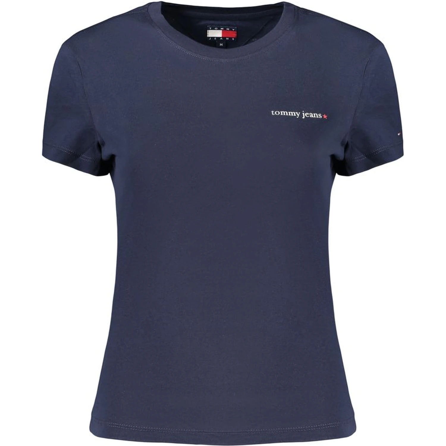 Blue Cotton Women T-Shirt
