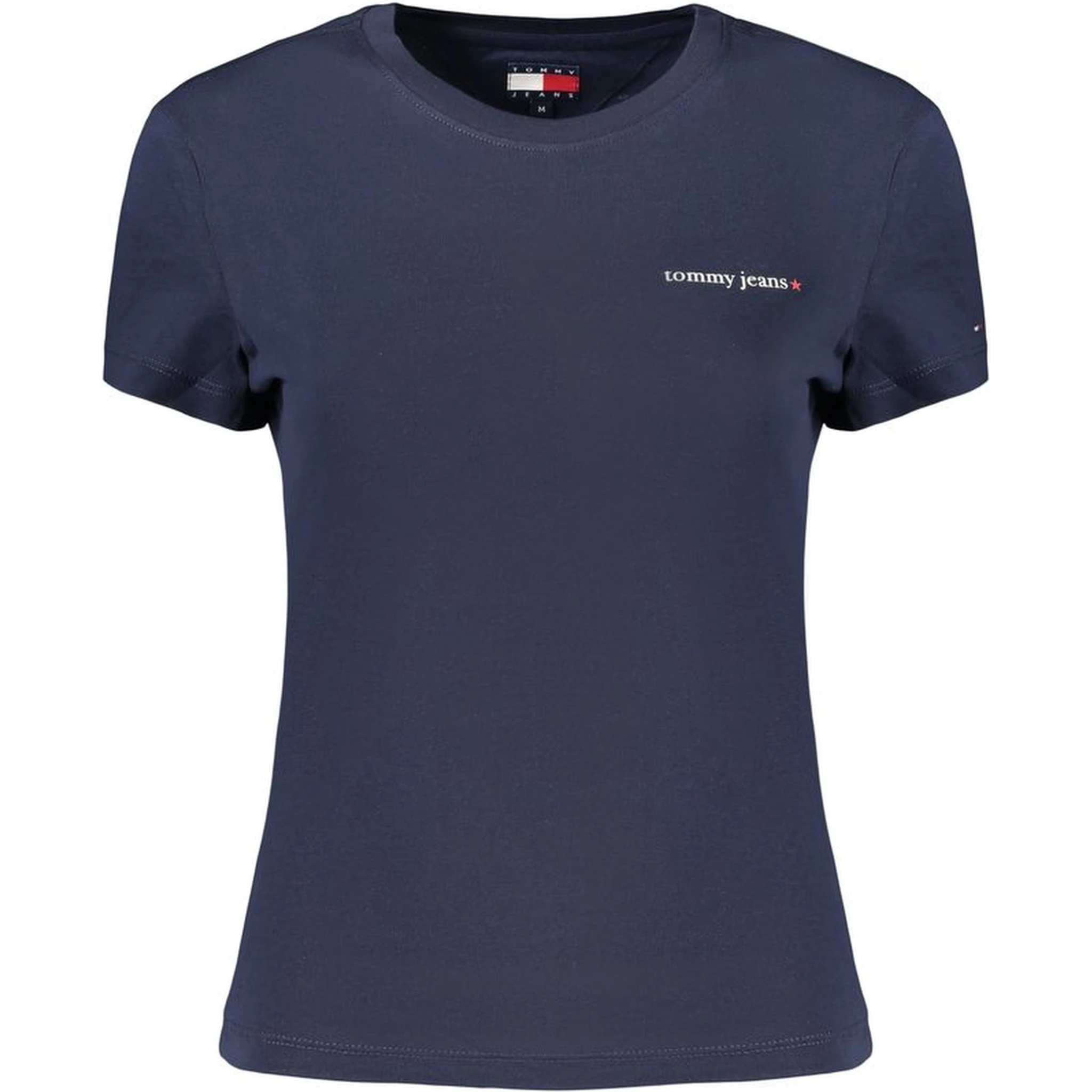 Blue Cotton Women T-Shirt