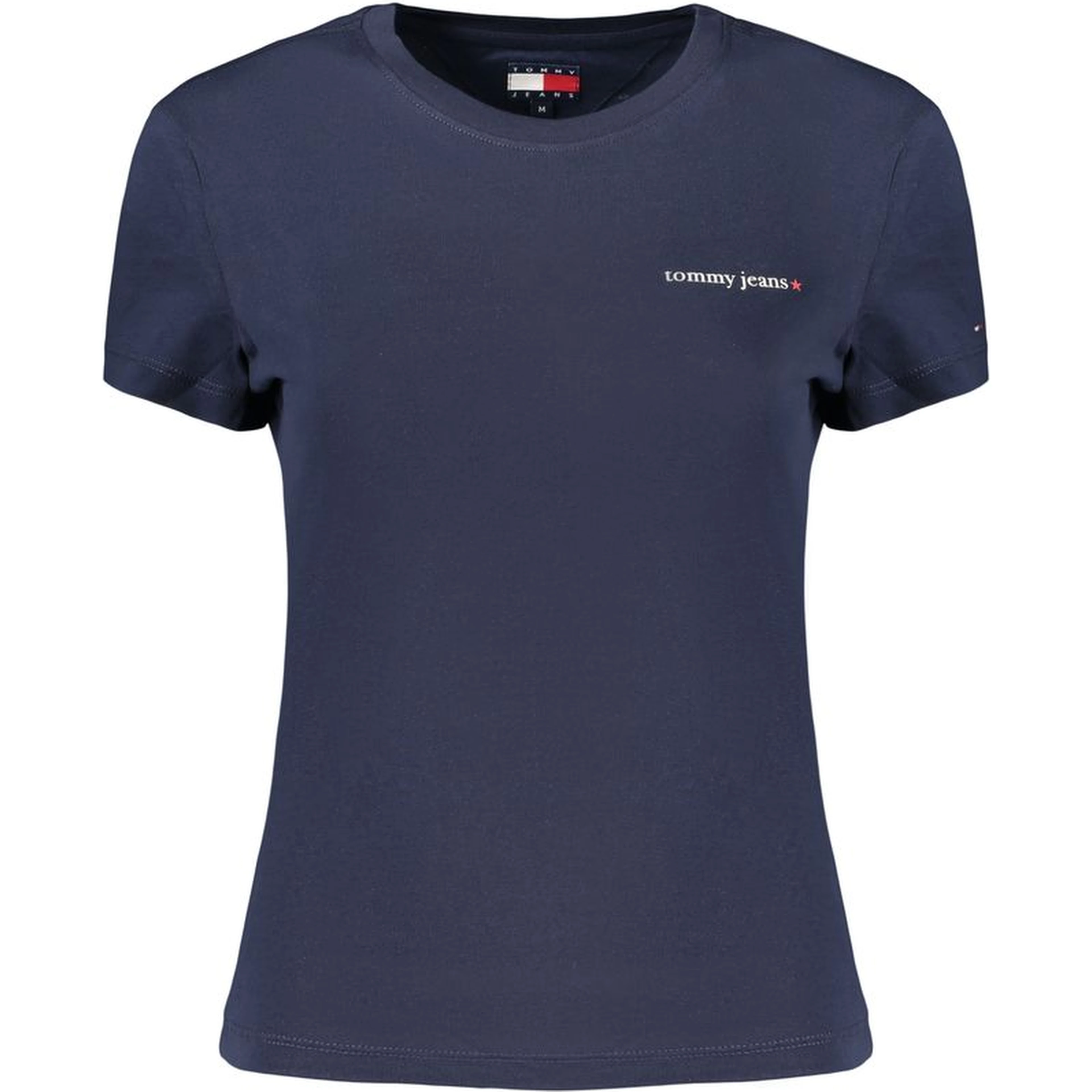 Blue Cotton Women T-Shirt