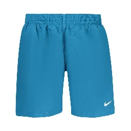 Blue Polyester Men's Swimwear