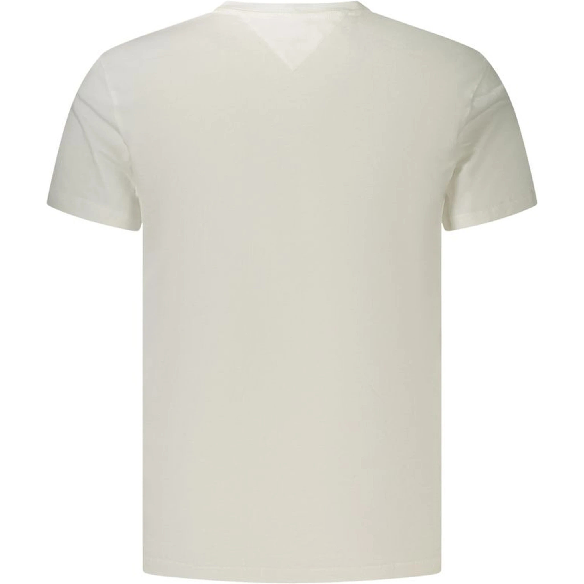 White Cotton Men's T-Shirt