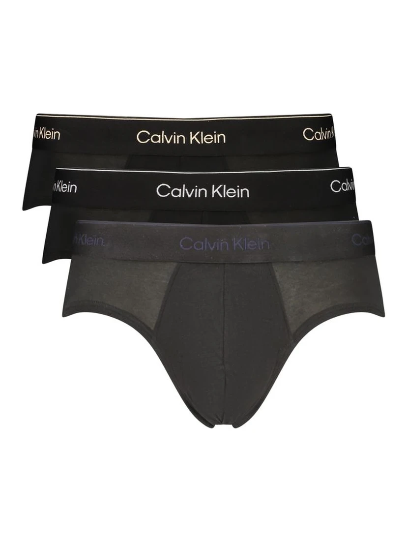 Black Cotton Men Brief