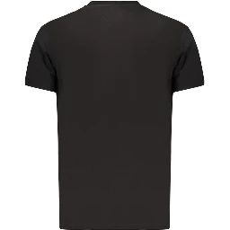 Black Cotton Mens T-Shirt