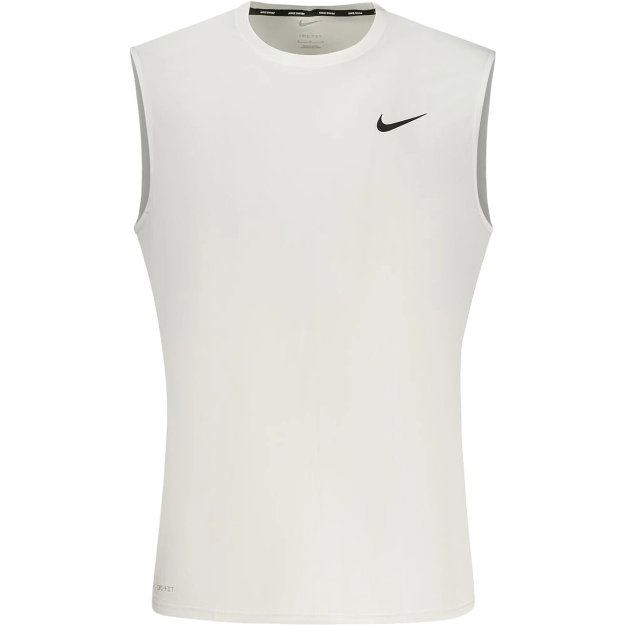 White Polyester Men's Tank