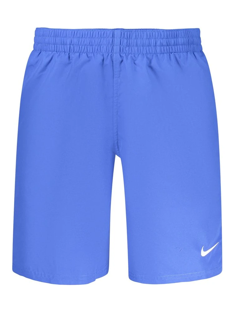 Blue Polyester Men Swimwear