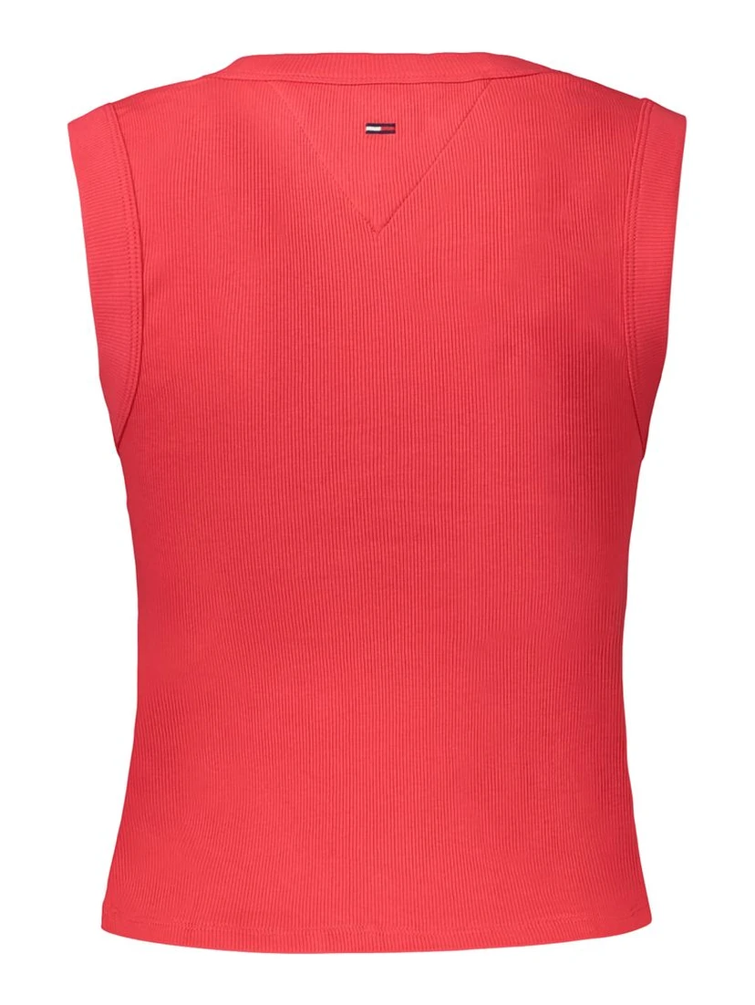 Red Cotton Women's Tank