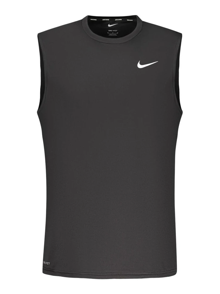 Black Polyester Men's Tank Top