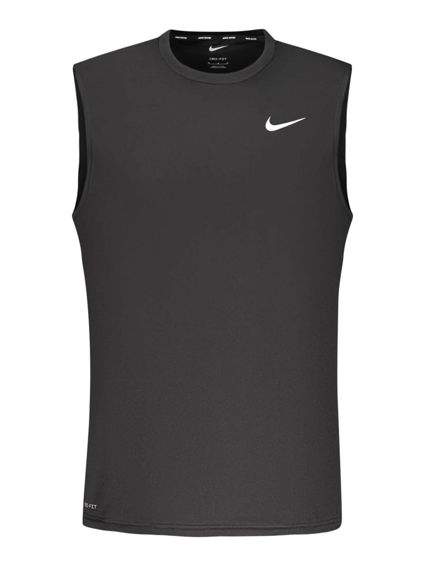 Black Polyester Men's Tank Top
