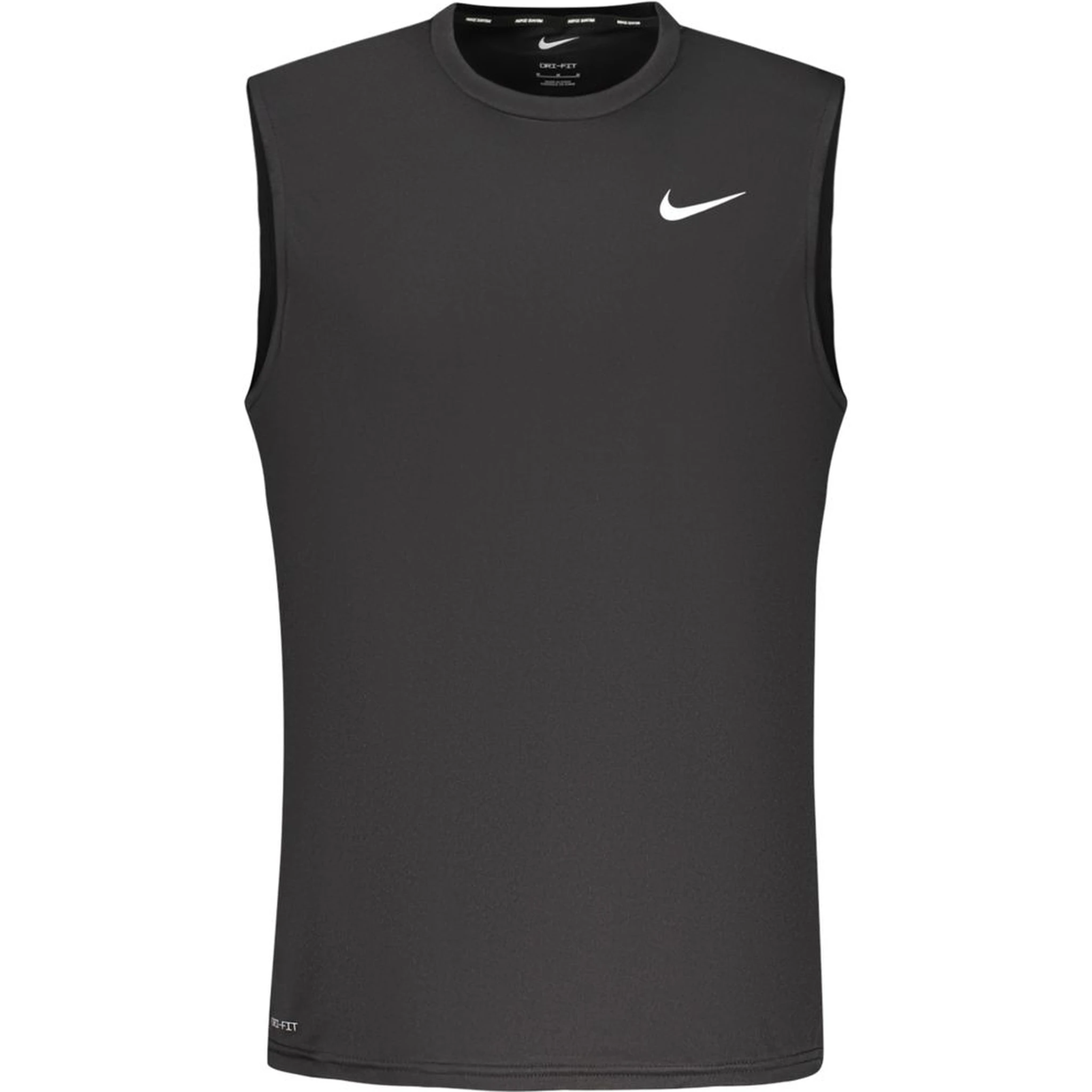 Black Polyester Men's Tank Top