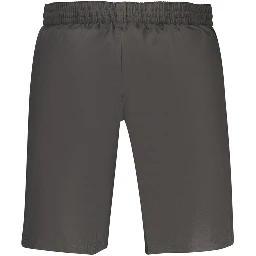 Black Polyester Men's Boxer