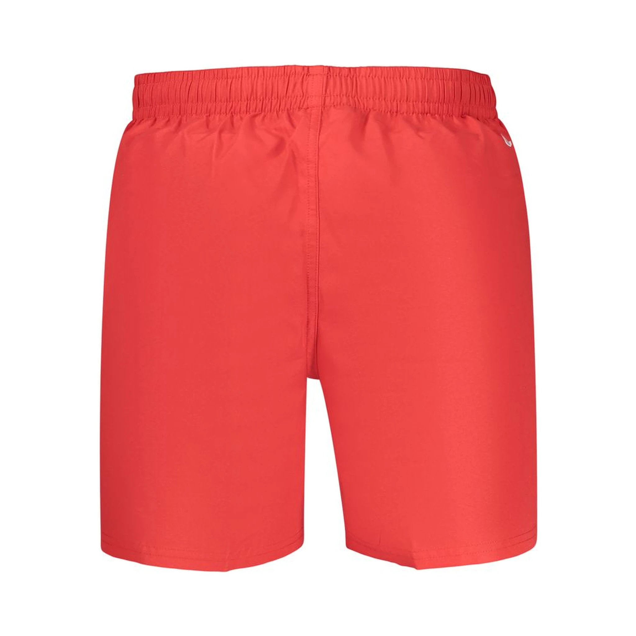 Red Polyester Men's Swimwear