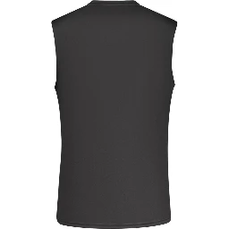 Black Polyester Men's Tank Top