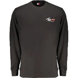 Black Cotton Sweatshirt
