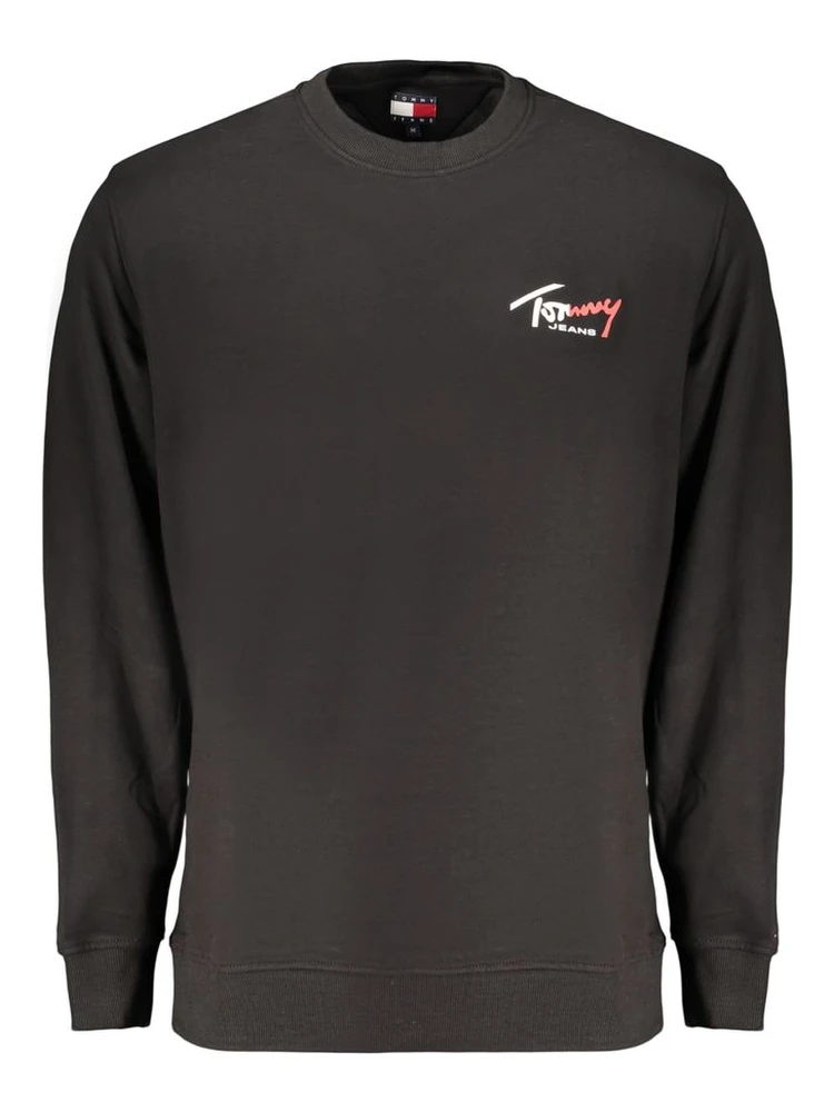 Black Cotton Sweatshirt