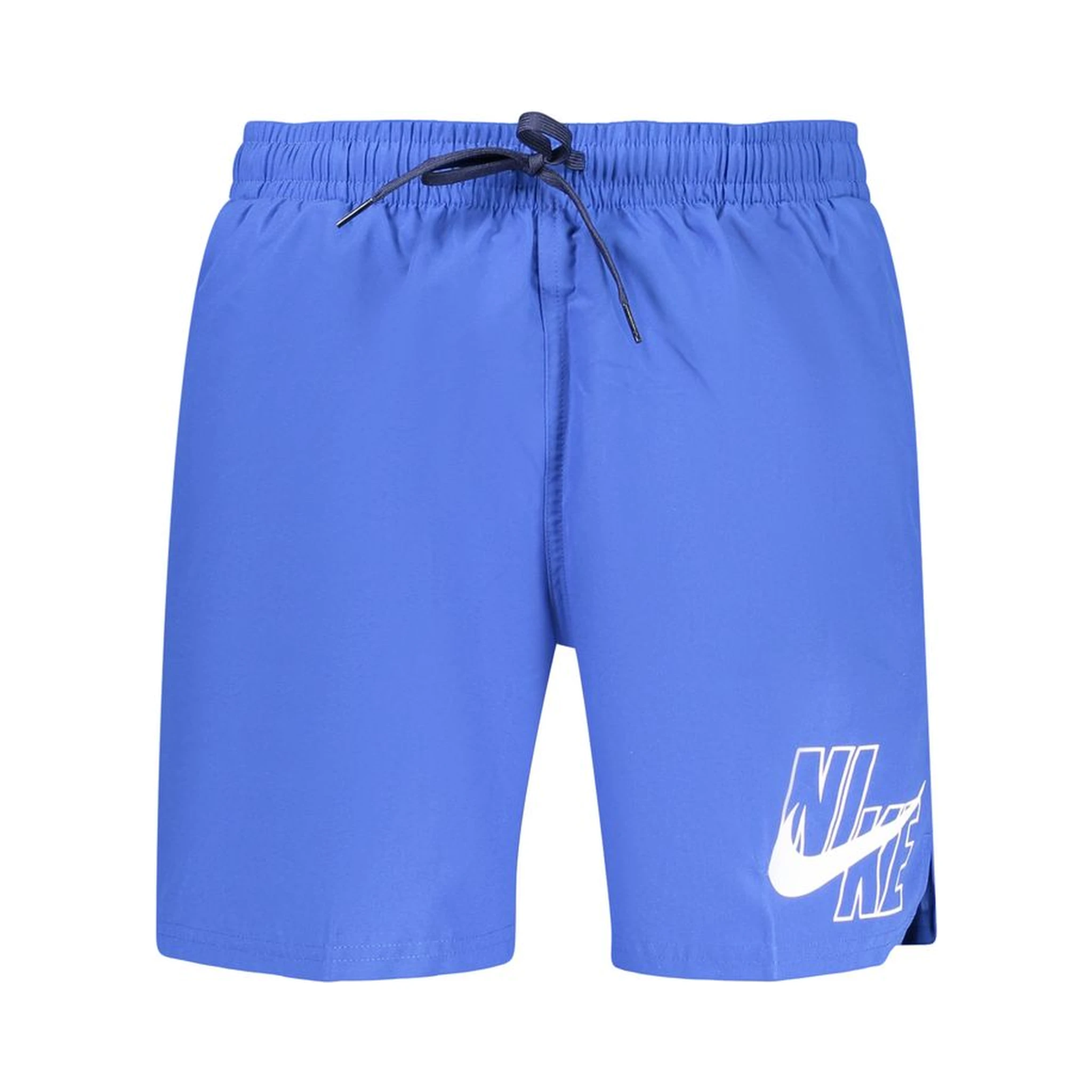 Blue Polyester Men's Swimwear