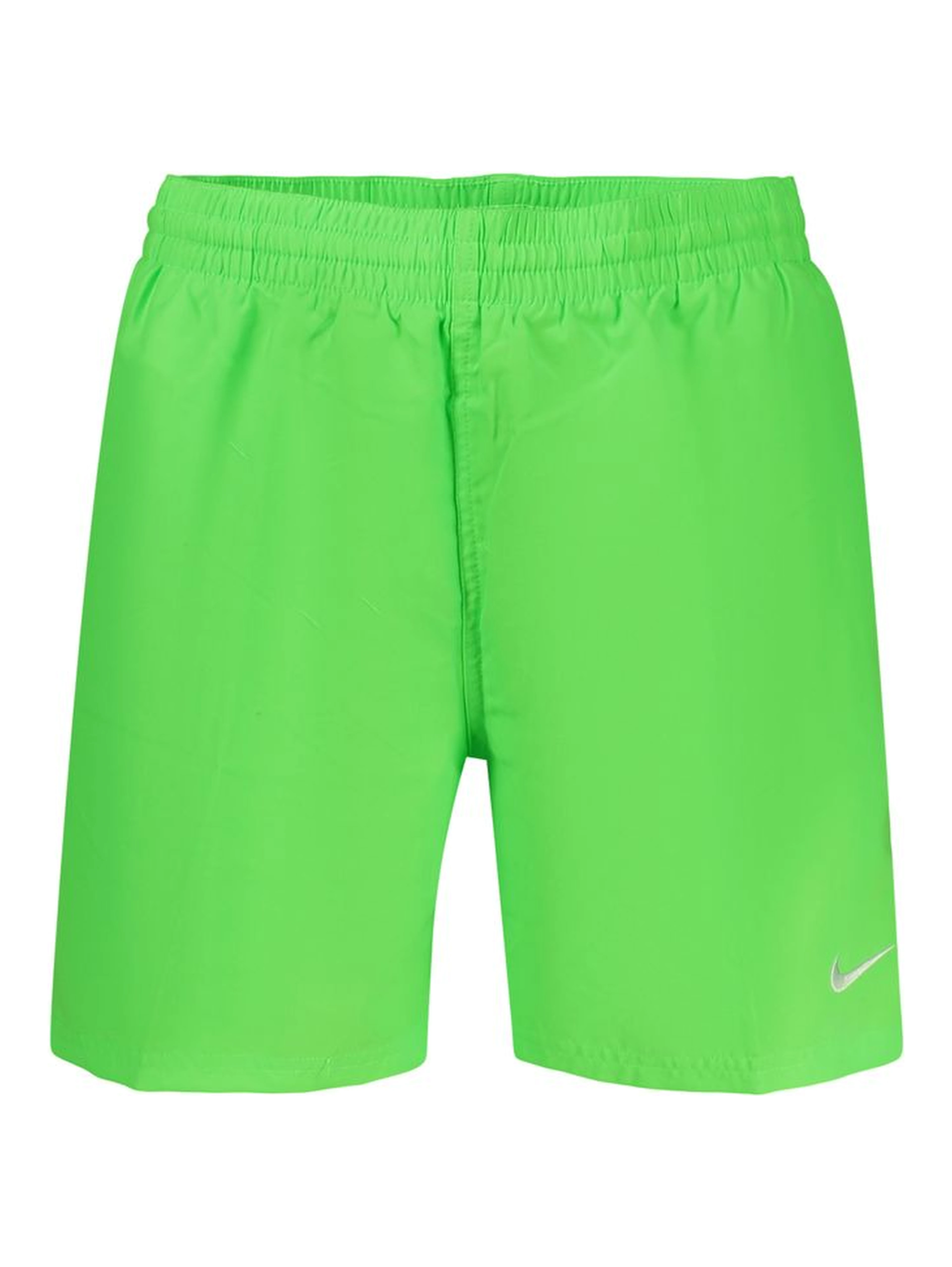 Green Polyester Men's Swim Boxer