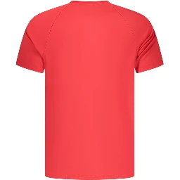Red Polyester Men's T-Shirt