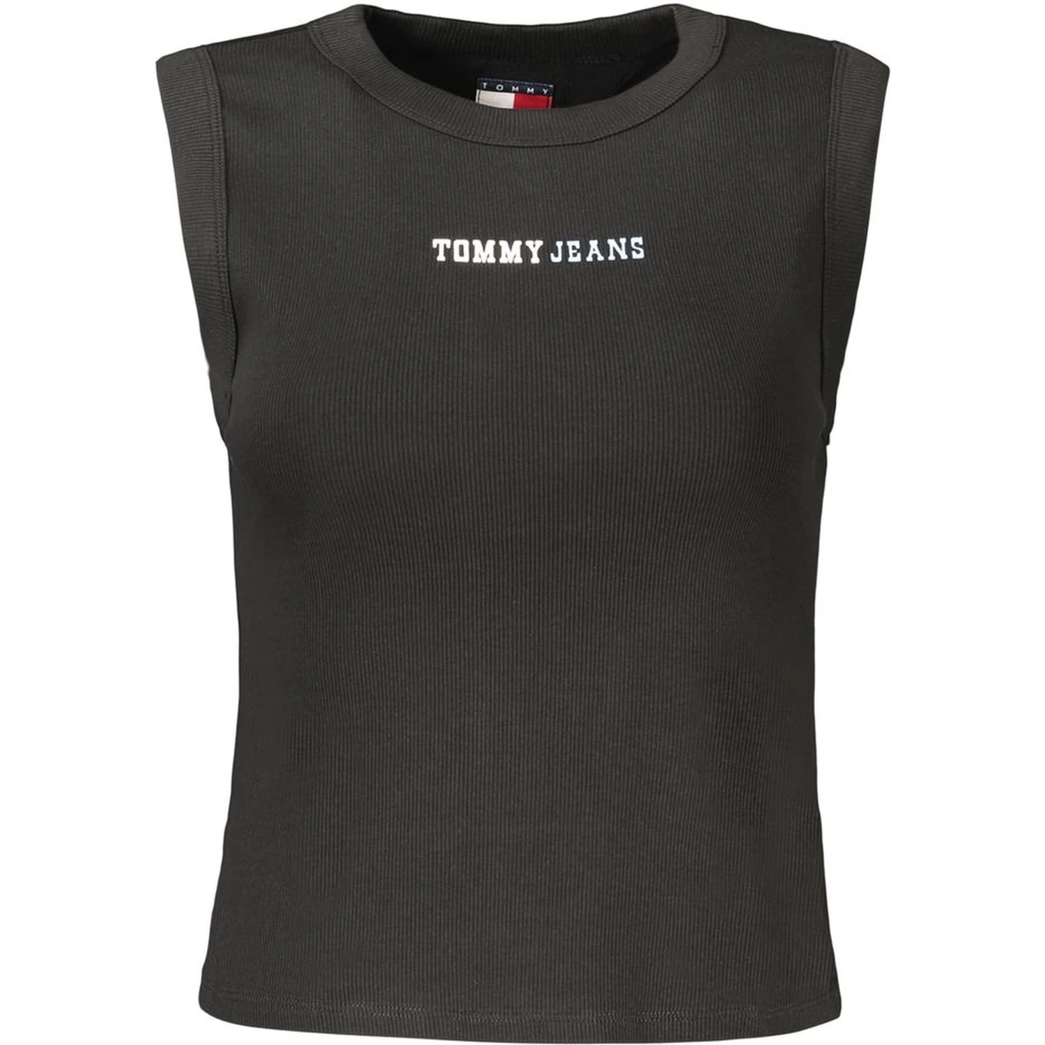 Black Cotton Women's Tank Top