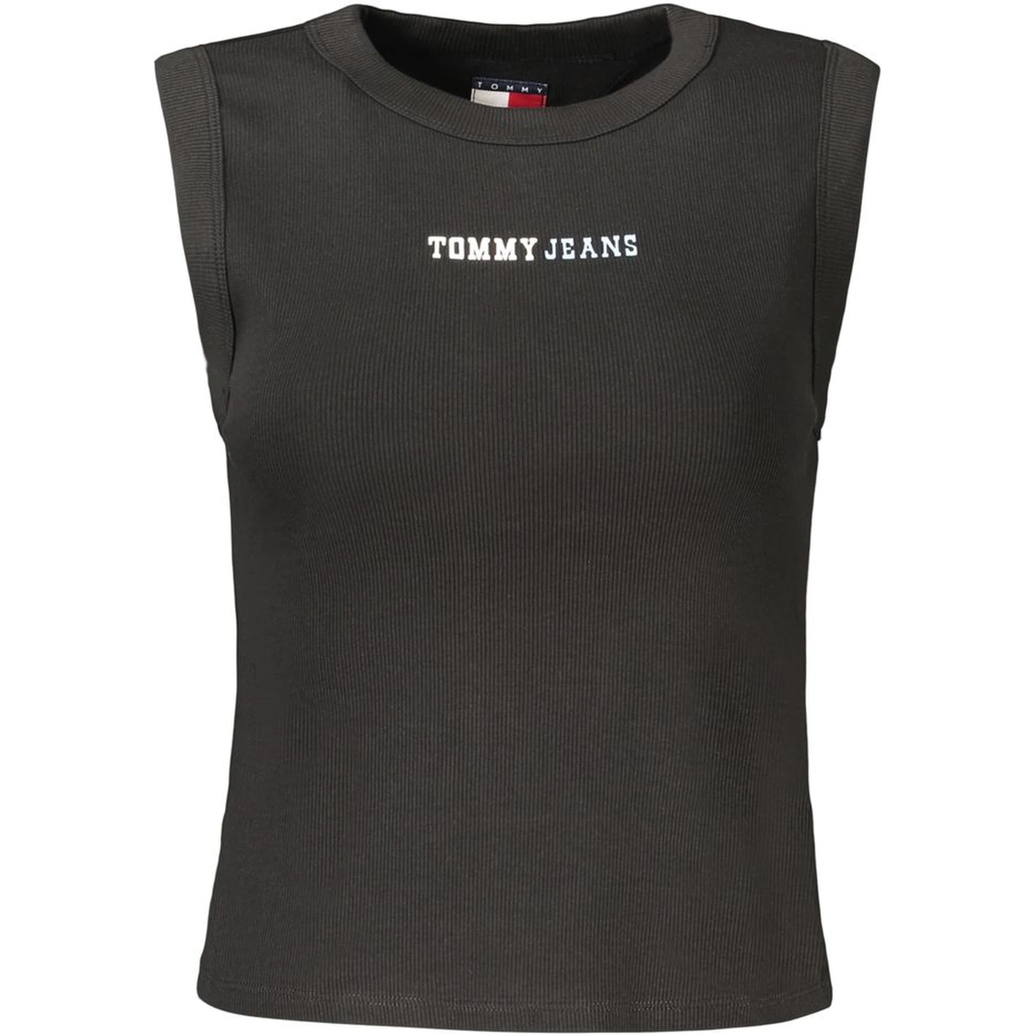 Black Cotton Women's Tank Top
