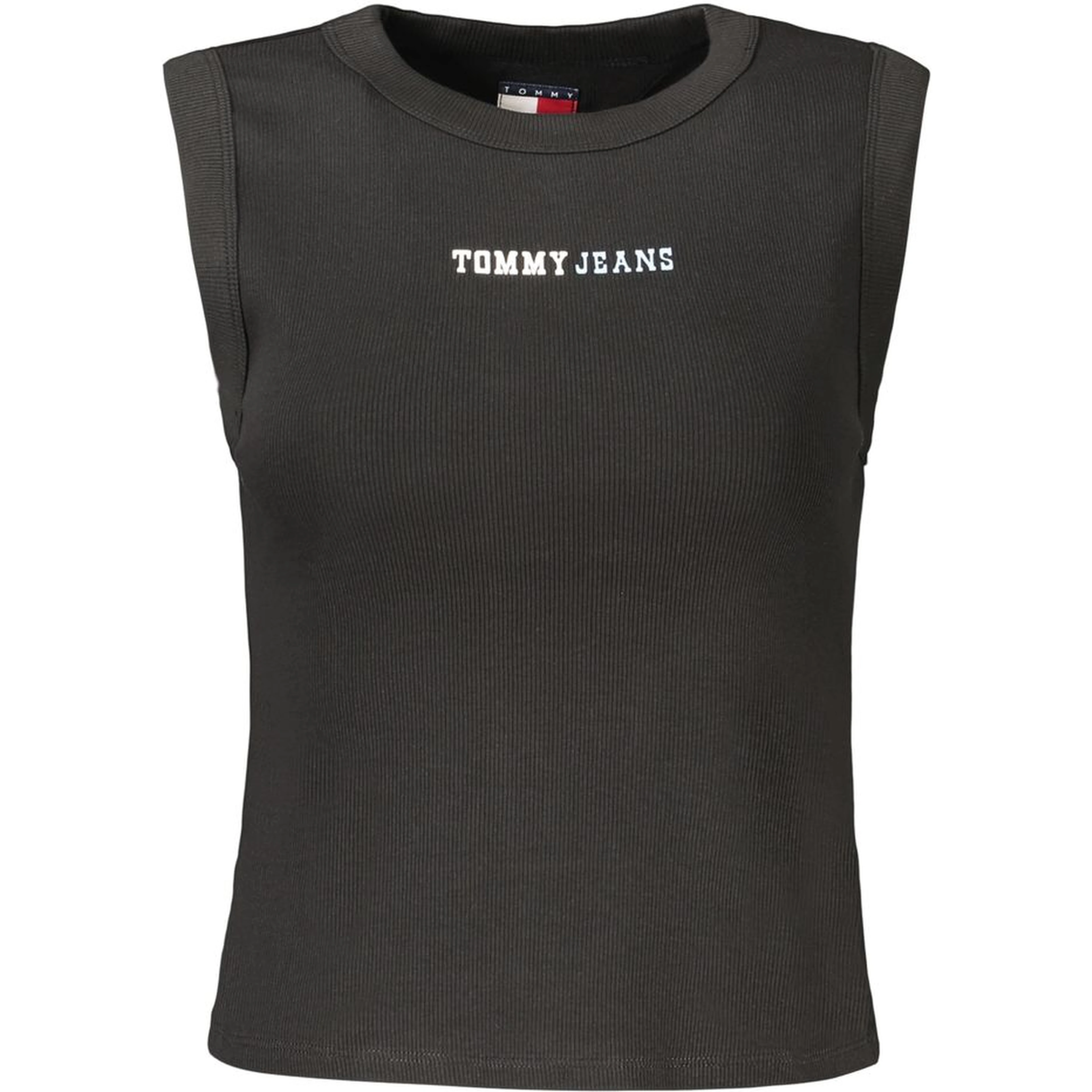 Black Cotton Women's Tank Top