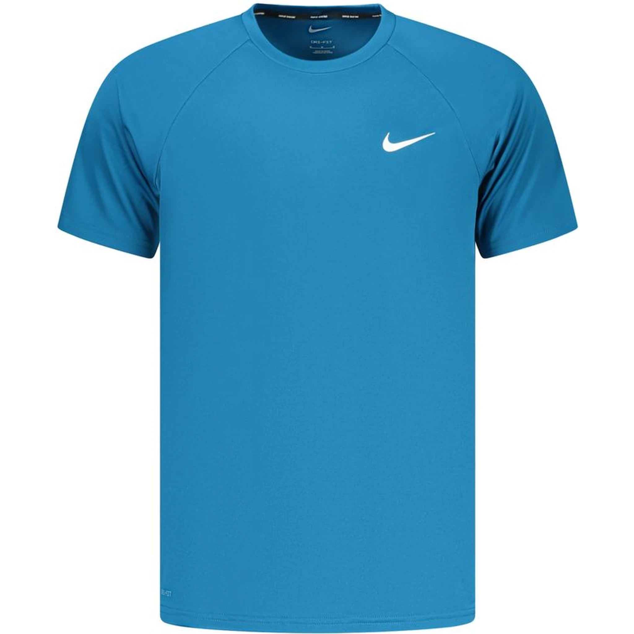 Blue Polyester Men's T-Shirt