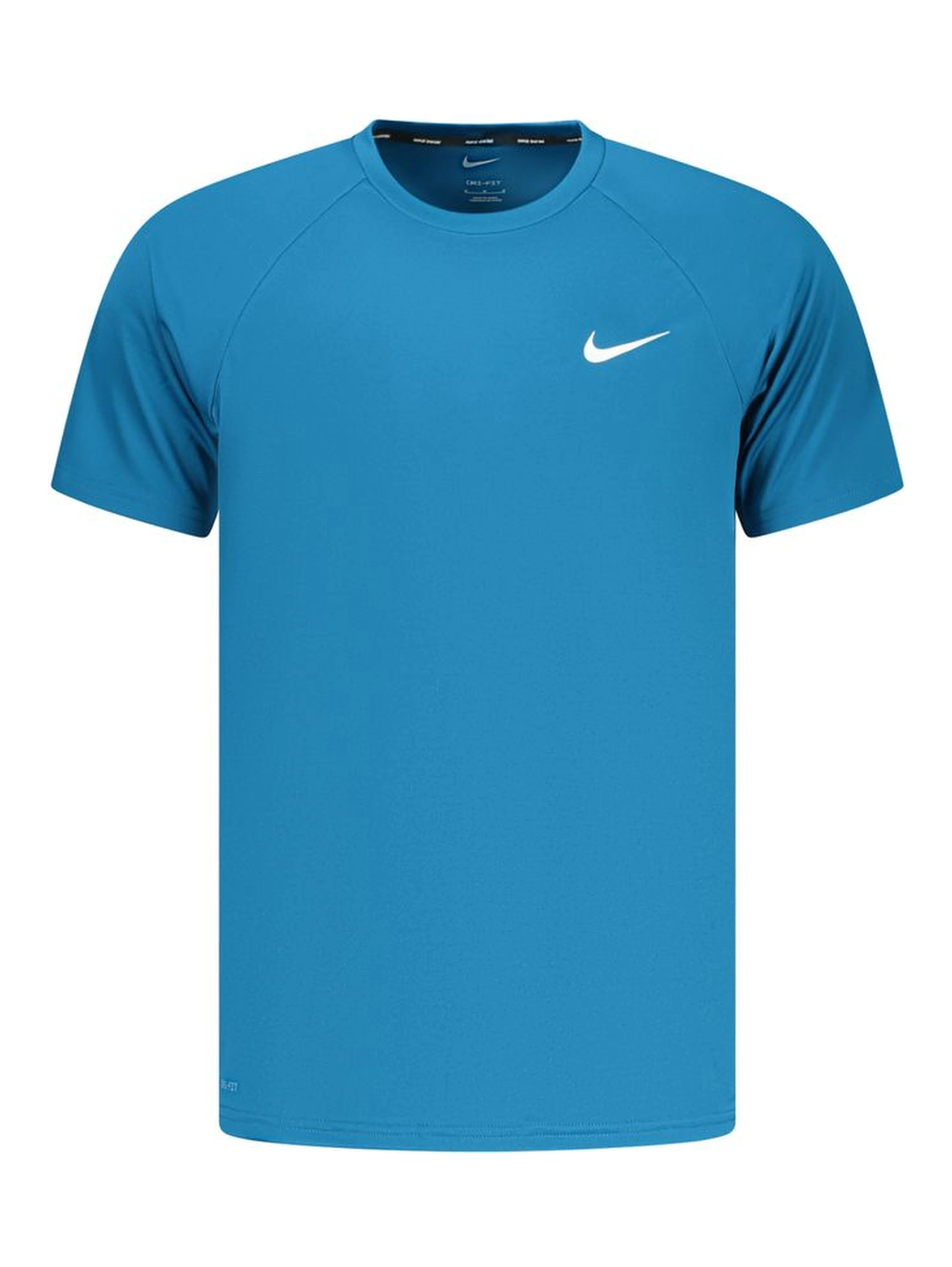 Blue Polyester Men's T-Shirt