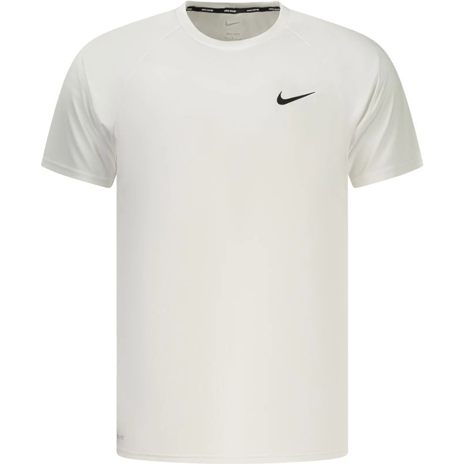 White Polyester Men's T-Shirt