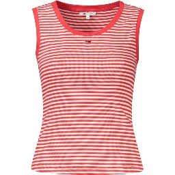 Red Cotton Women's Tank Top