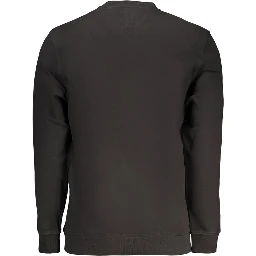 Black Cotton Sweatshirt