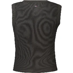 Black Cotton Women's Tank Top