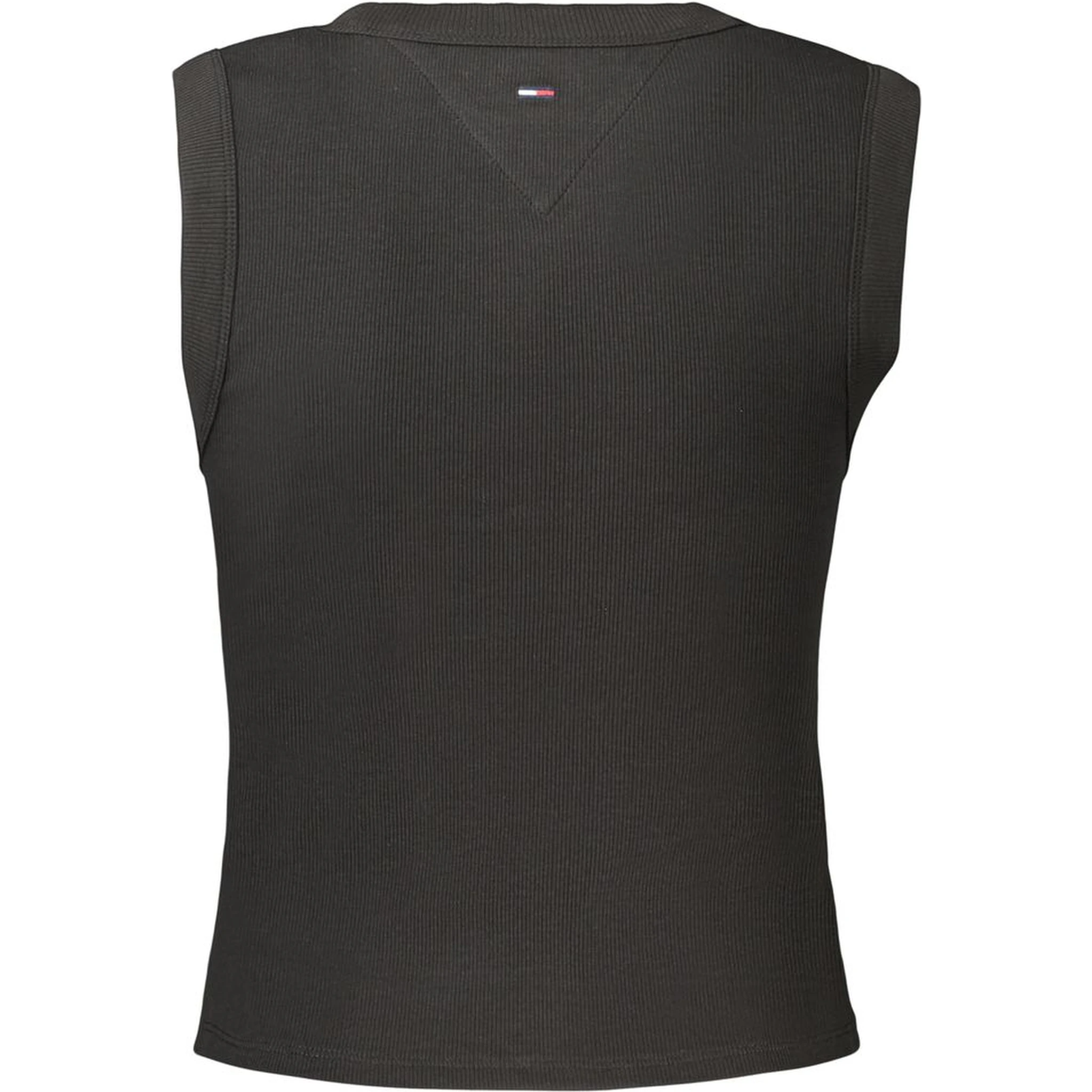 Black Cotton Women's Tank Top