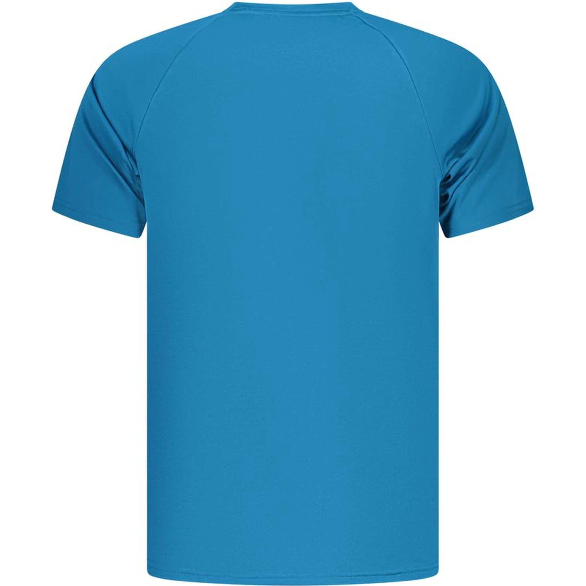 Blue Polyester Men's T-Shirt