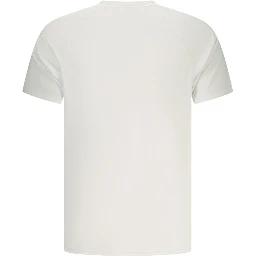White Polyester Men's T-Shirt