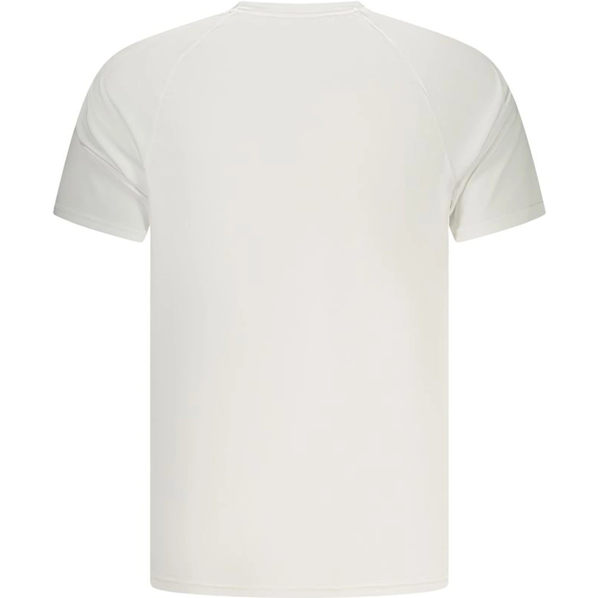 White Polyester Men's T-Shirt