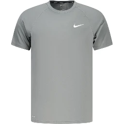 Gray Polyester Men's T-Shirt
