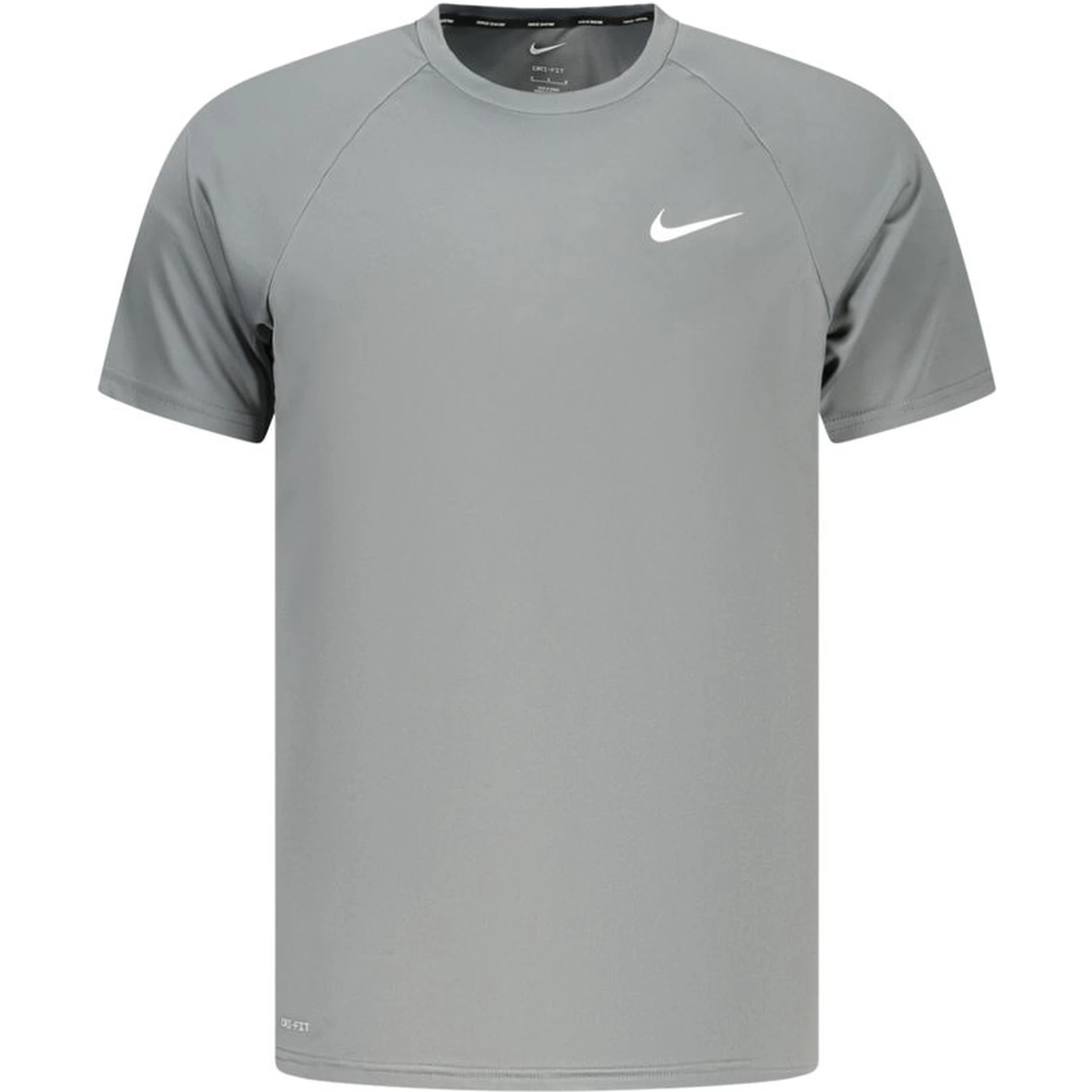 Gray Polyester Men's T-Shirt