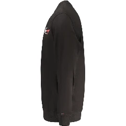 Black Cotton Sweatshirt