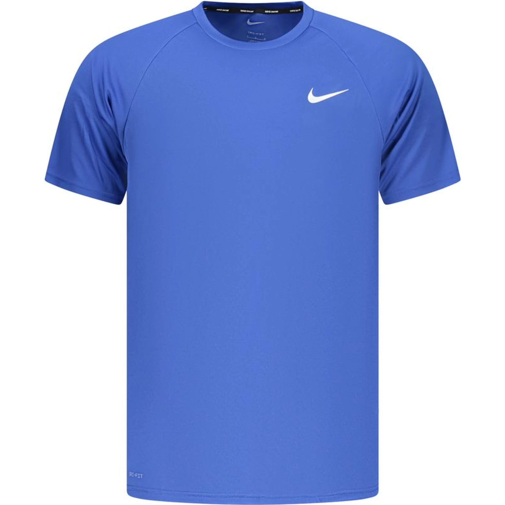 Blue Polyester Men's T-Shirt