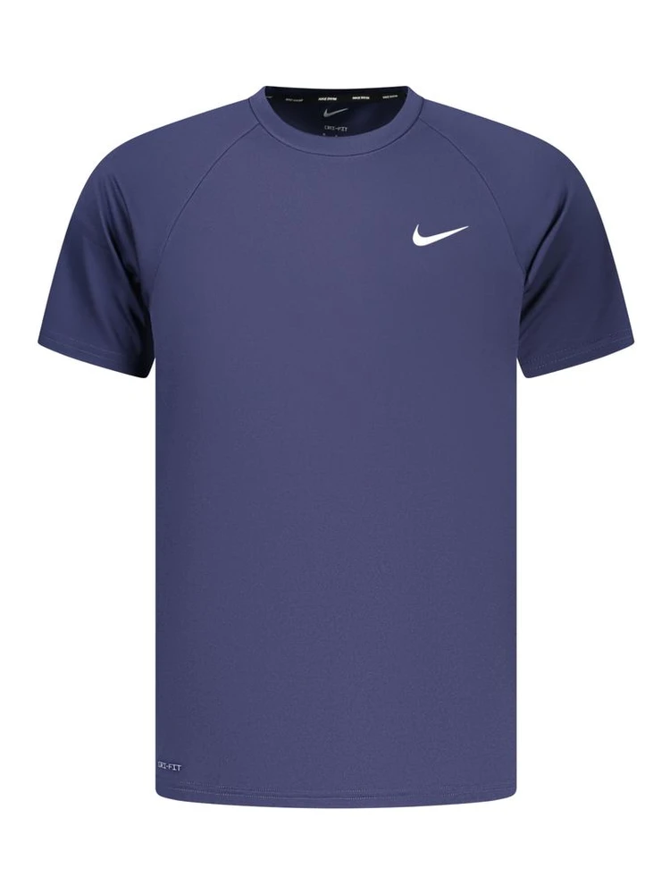 Blue Polyester Men's T-Shirt
