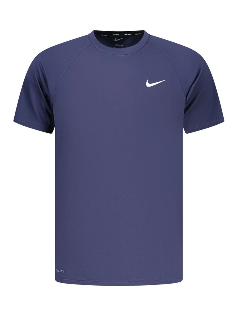 Blue Polyester Men's T-Shirt