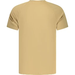 Gold Poliestere Mens T-Shirt