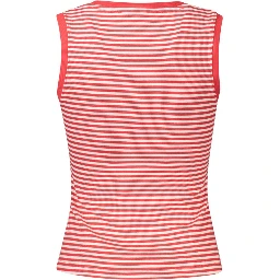 Red Cotton Women's Tank Top